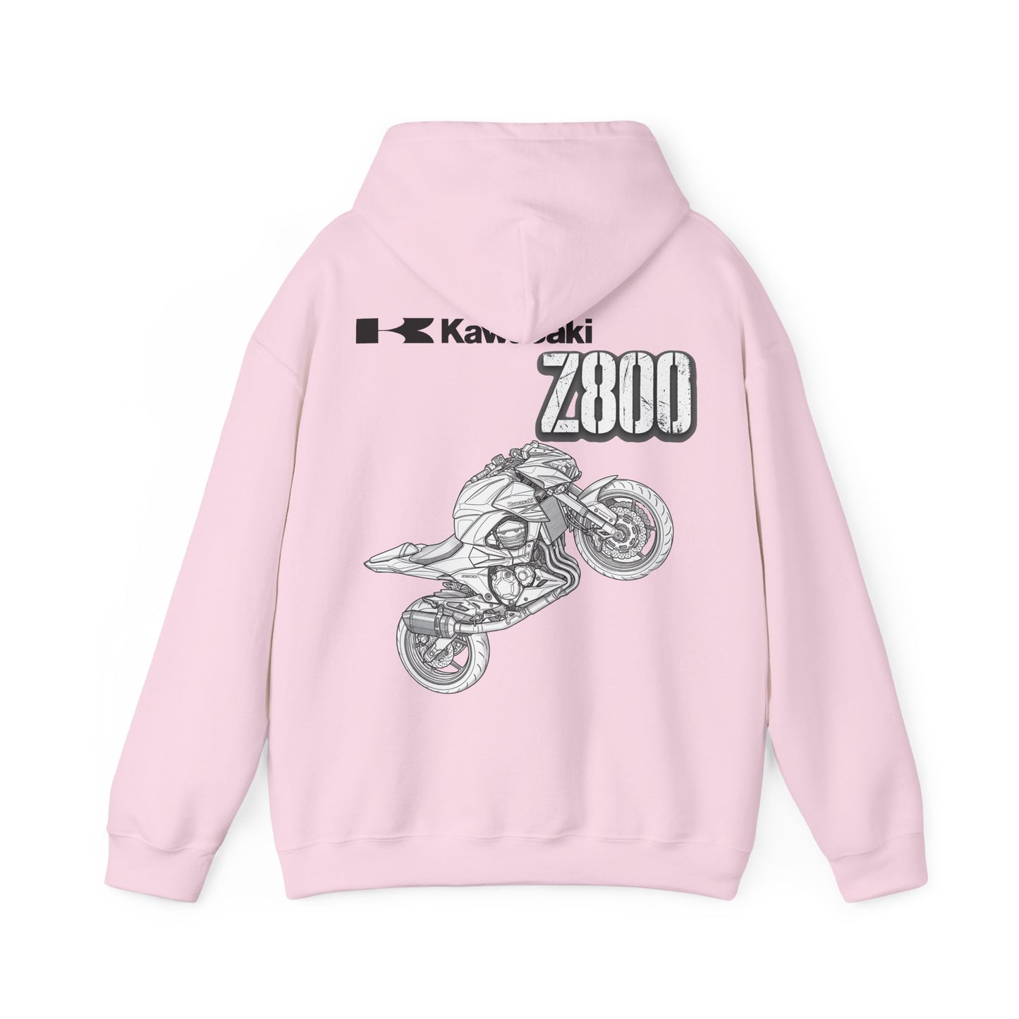 Kawasaki Z800 Motorcycle Hoodie | Z800 Sportbike Graphic