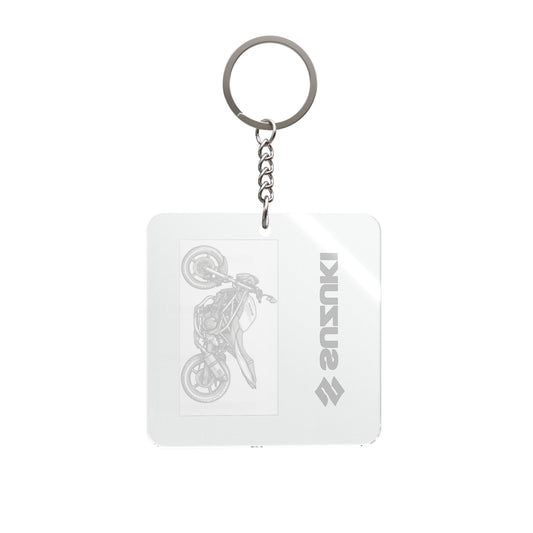 2017+ sv650 Square Keychain