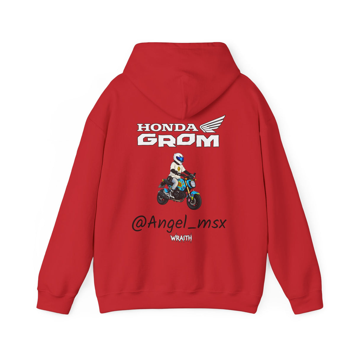 Honda Grom Hoodie — @Angel_msx Motorcycle Graphic Pullover