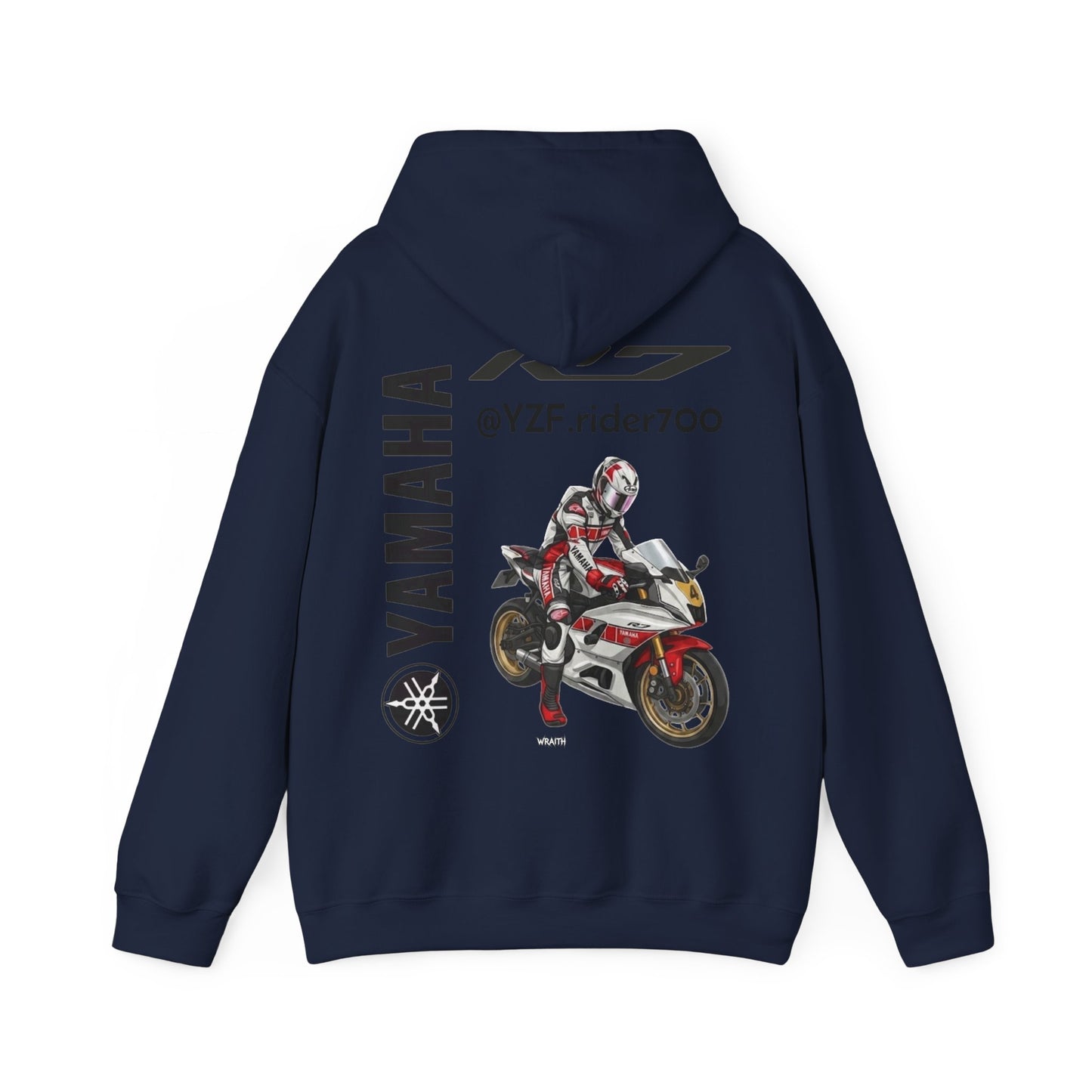 @yzf.rider700 Yamaha R7 Motorcycle Hoodie