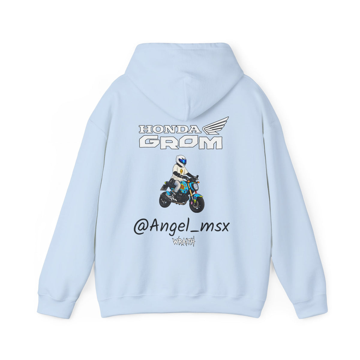 Honda Grom Hoodie — @Angel_msx Motorcycle Graphic Pullover