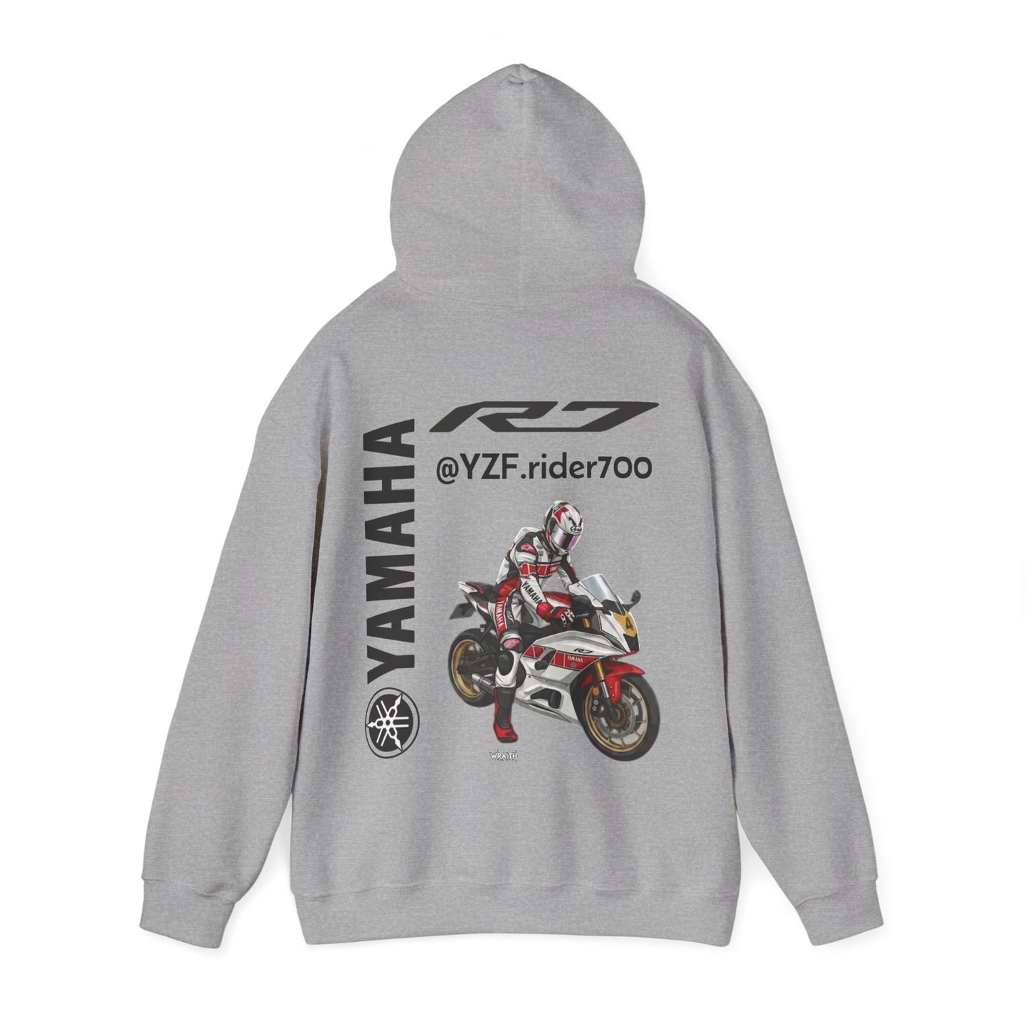 @yzf.rider700 Yamaha R7 Motorcycle Hoodie