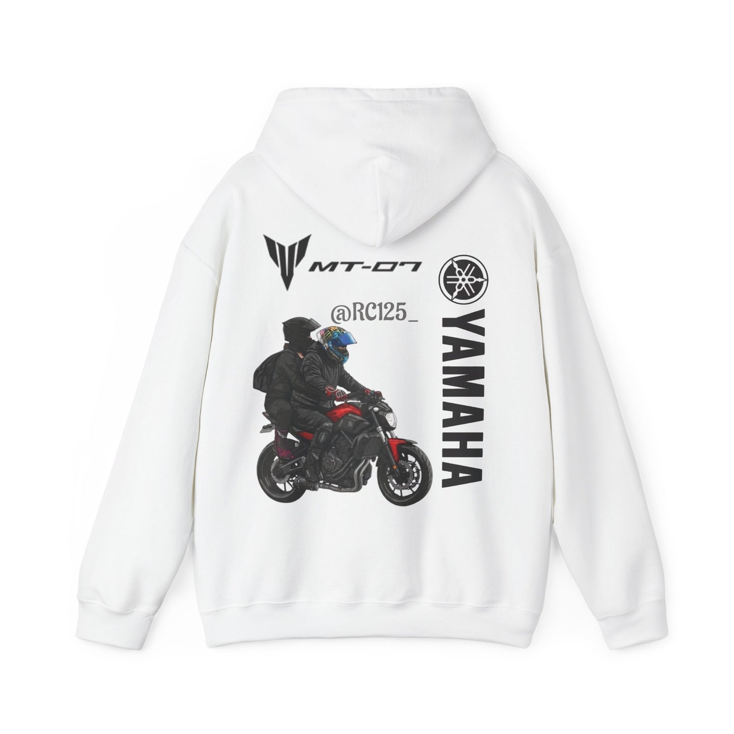 Yamaha MT-07 Rider Hoodie — MT07 RC125 Motorcycle Graphic Sweatshirt