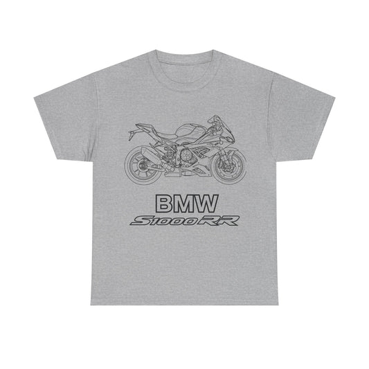 BMW S1000RR Motorcycle Tee | Sportbike Outline Graphic