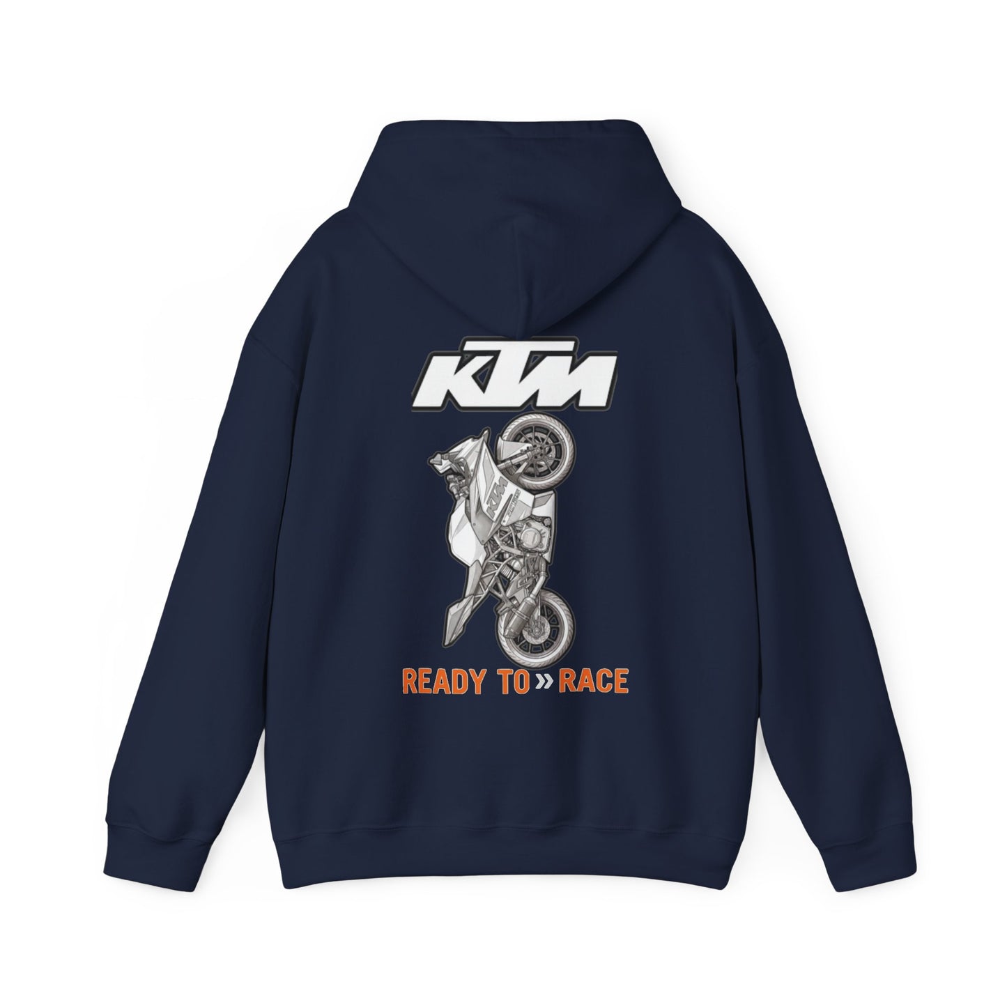 KTM RC 125Ready to Race Motorcycle Hoodie | Racing Bike Graphic Pullover