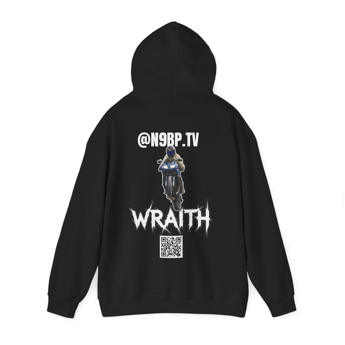 @N9BP.TV X Wraith Motorcycle Hoodie – Rider Graphic Pullover