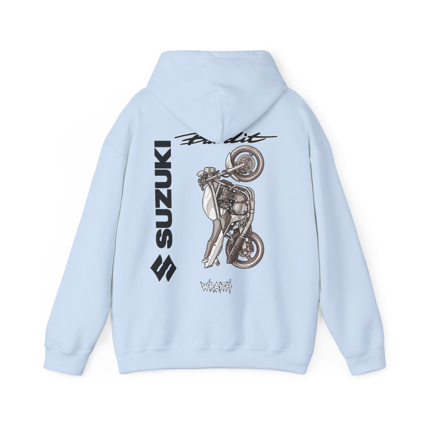 Suzuki Bandit 600 MK 2 Pinup Hoodie | Vintage Bike Illustration, Suzuki Logo