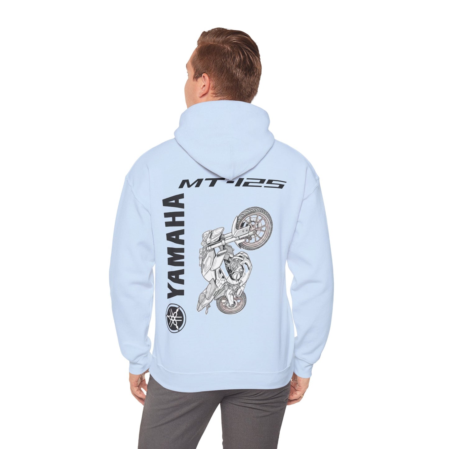 Yamaha MT-125 Motorcycle Hoodie | Motorbike Illustration Sweatshirt
