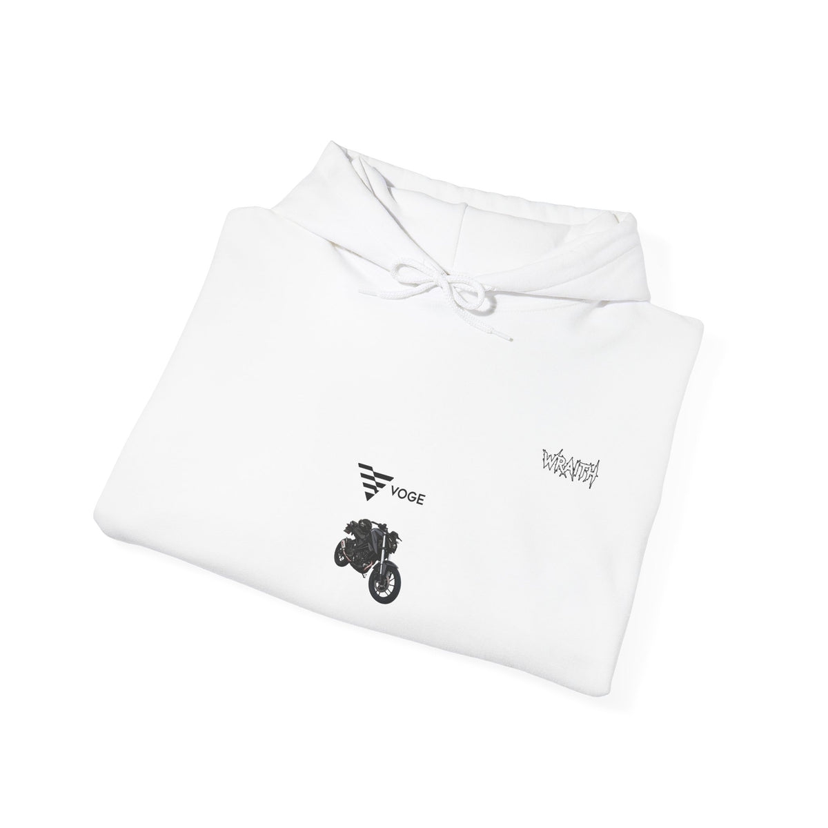 @HR125.710 Custom Hoodie — Vogue Bike Design with Rider Graphic