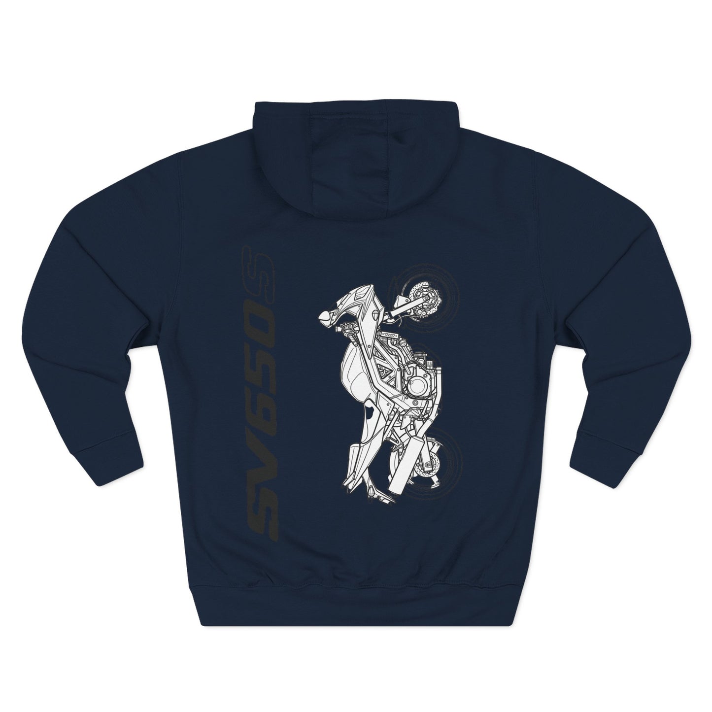 SV650S Motorcycle Hoodie | SV650 sportbike graphic sweatshirt