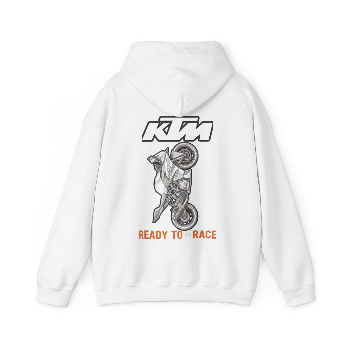 KTM RC 125Ready to Race Motorcycle Hoodie | Racing Bike Graphic Pullover