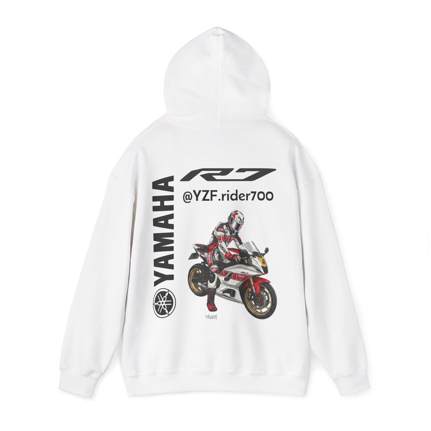 @yzf.rider700 Yamaha R7 Motorcycle Hoodie