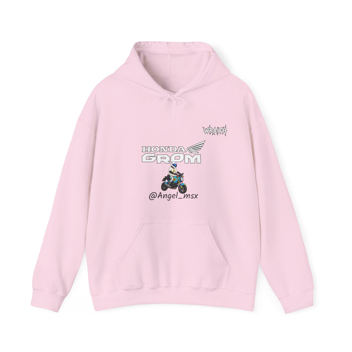 Honda Grom Hoodie — @Angel_msx Motorcycle Graphic Pullover