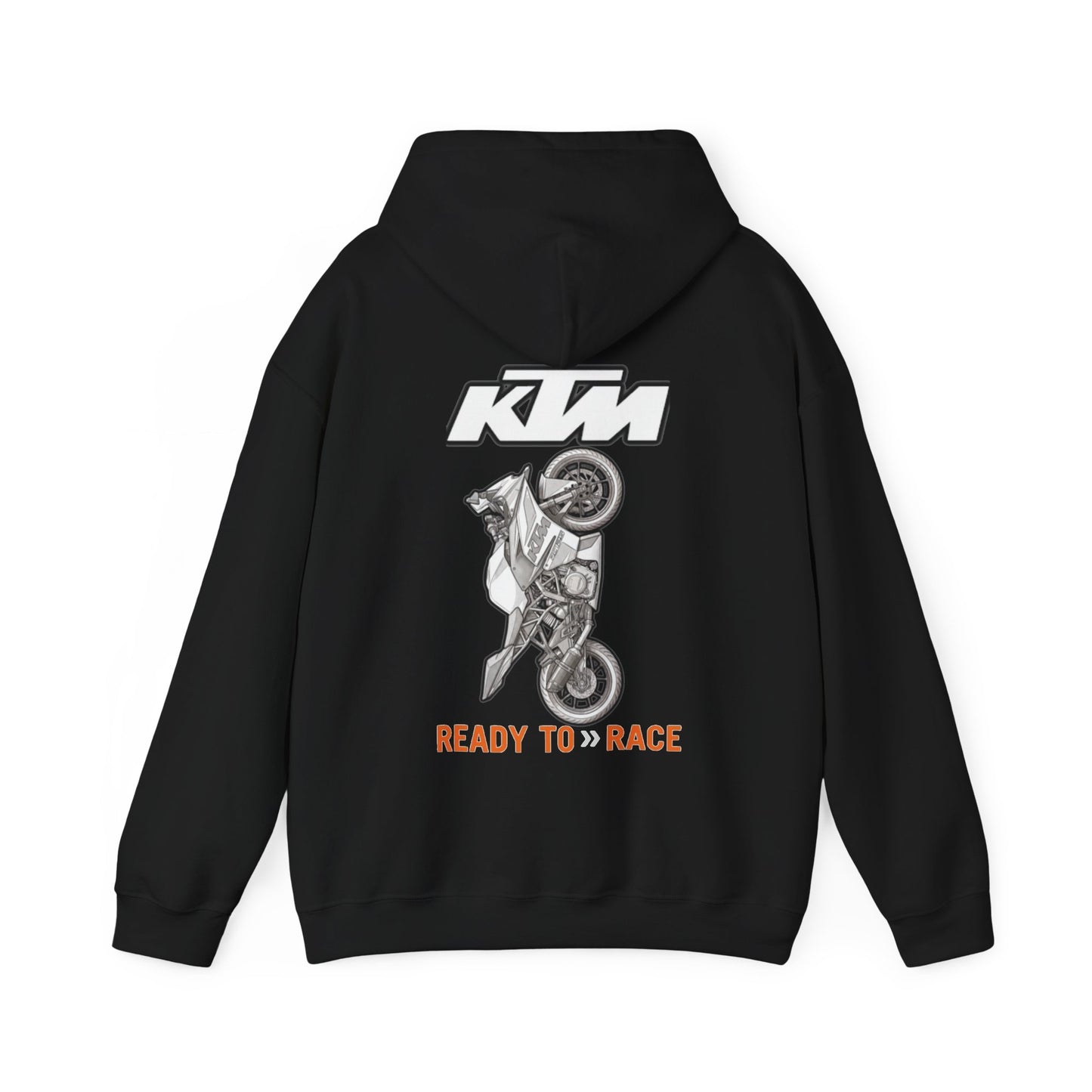 KTM RC 125Ready to Race Motorcycle Hoodie | Racing Bike Graphic Pullover