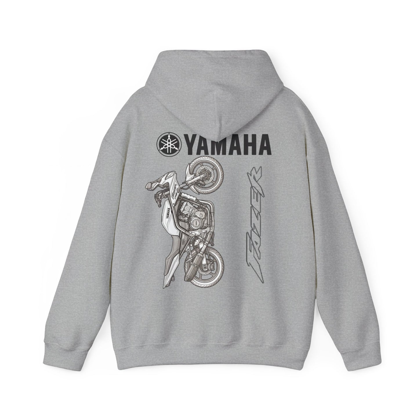 Yamaha Fazer motorcycle hoodie | Bike sketch hoodie | Motorbike pullover