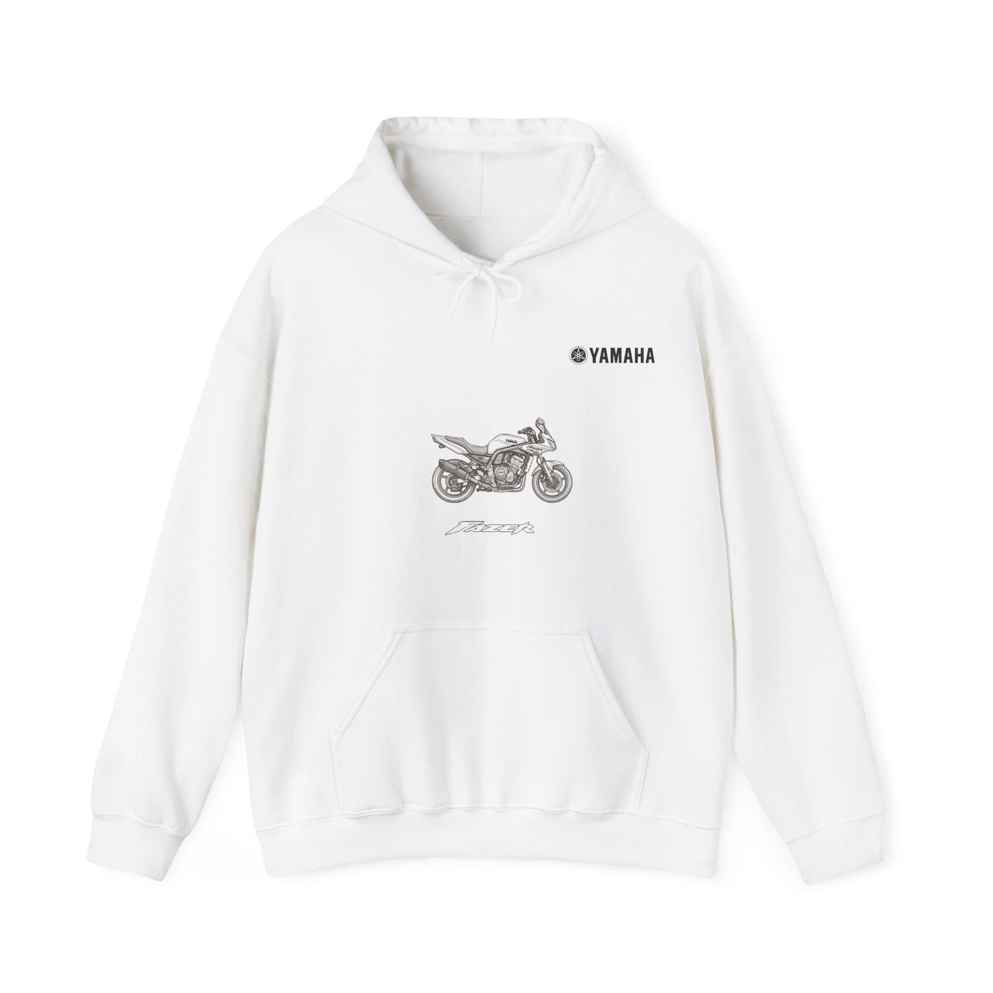 Yamaha Fazer motorcycle hoodie | Bike sketch hoodie | Motorbike pullover