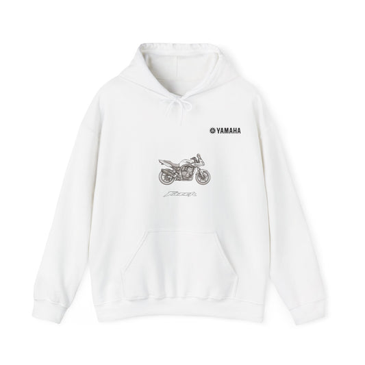 Yamaha Fazer motorcycle hoodie | Bike sketch hoodie | Motorbike pullover