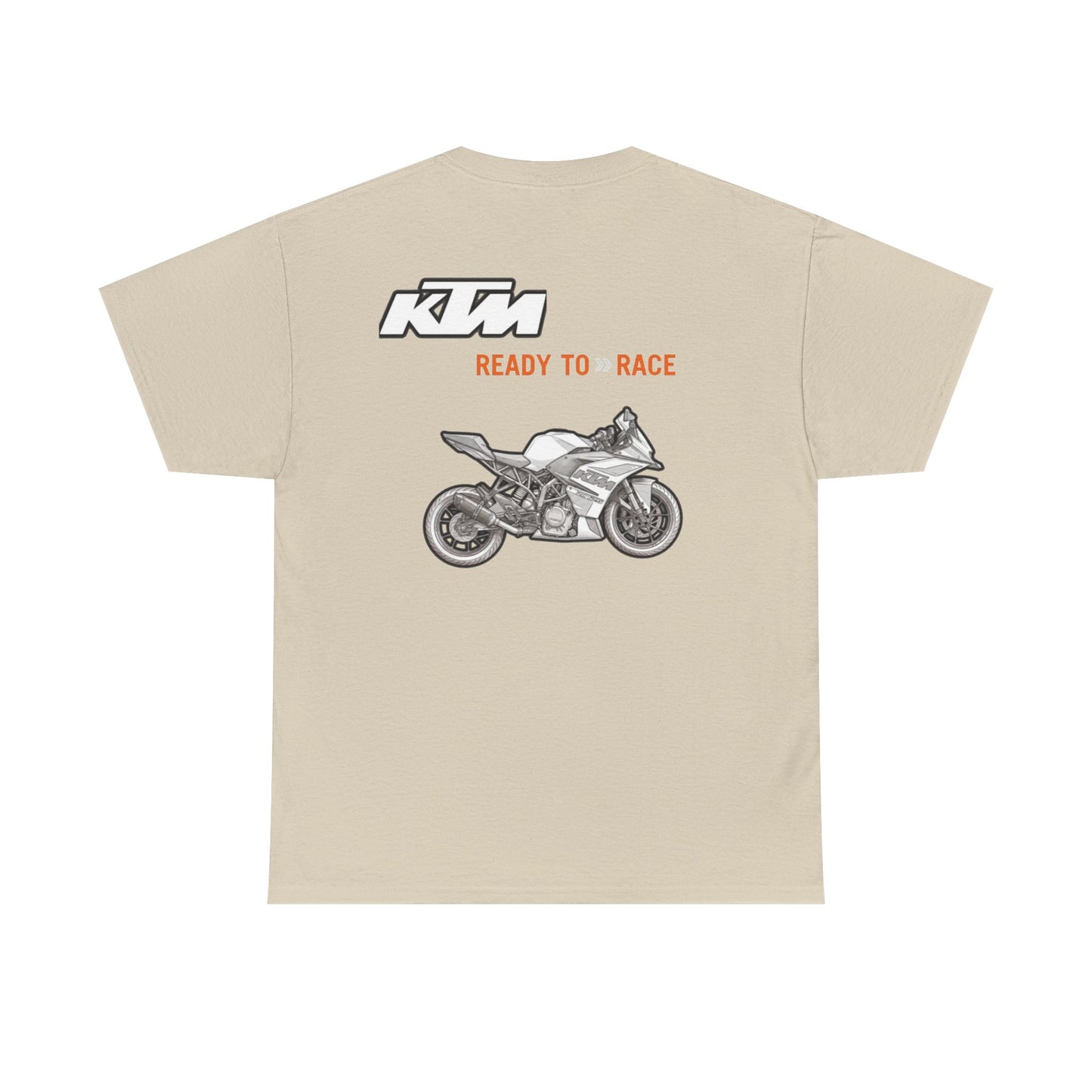 KTM RC125 Ready to Race Motorcycle Tee | Sportbike Illustration