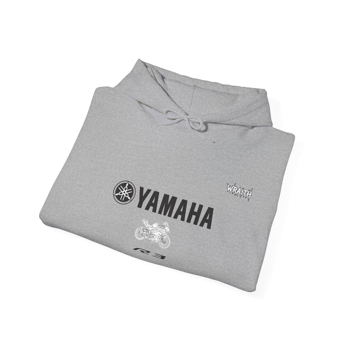 Yamaha R3 Motorcycle Hoodie — Graphic Rider Sweatshirt