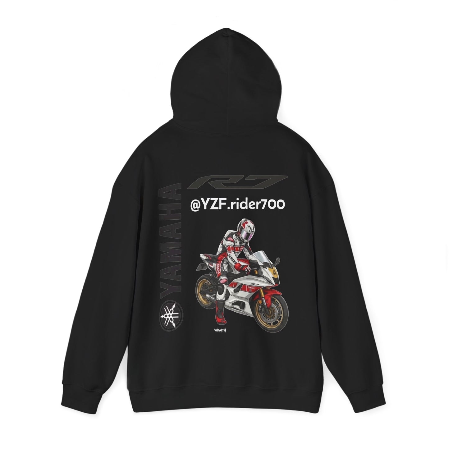 @yzf.rider700 Yamaha R7 Motorcycle Hoodie