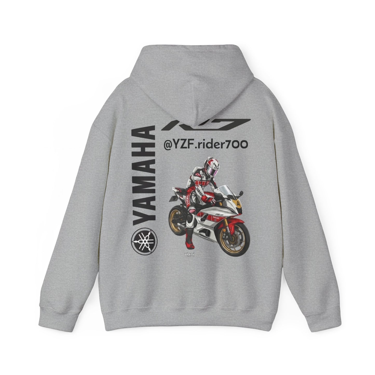@yzf.rider700 Yamaha R7 Motorcycle Hoodie