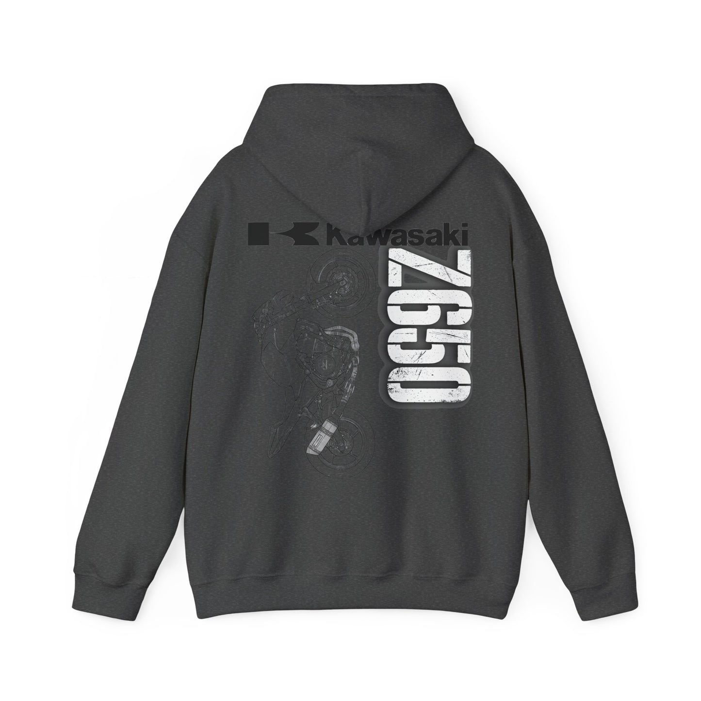 Kawasaki Z650 Motorcycle Hoodie | Z650 Bike Graphic Sweatshirt