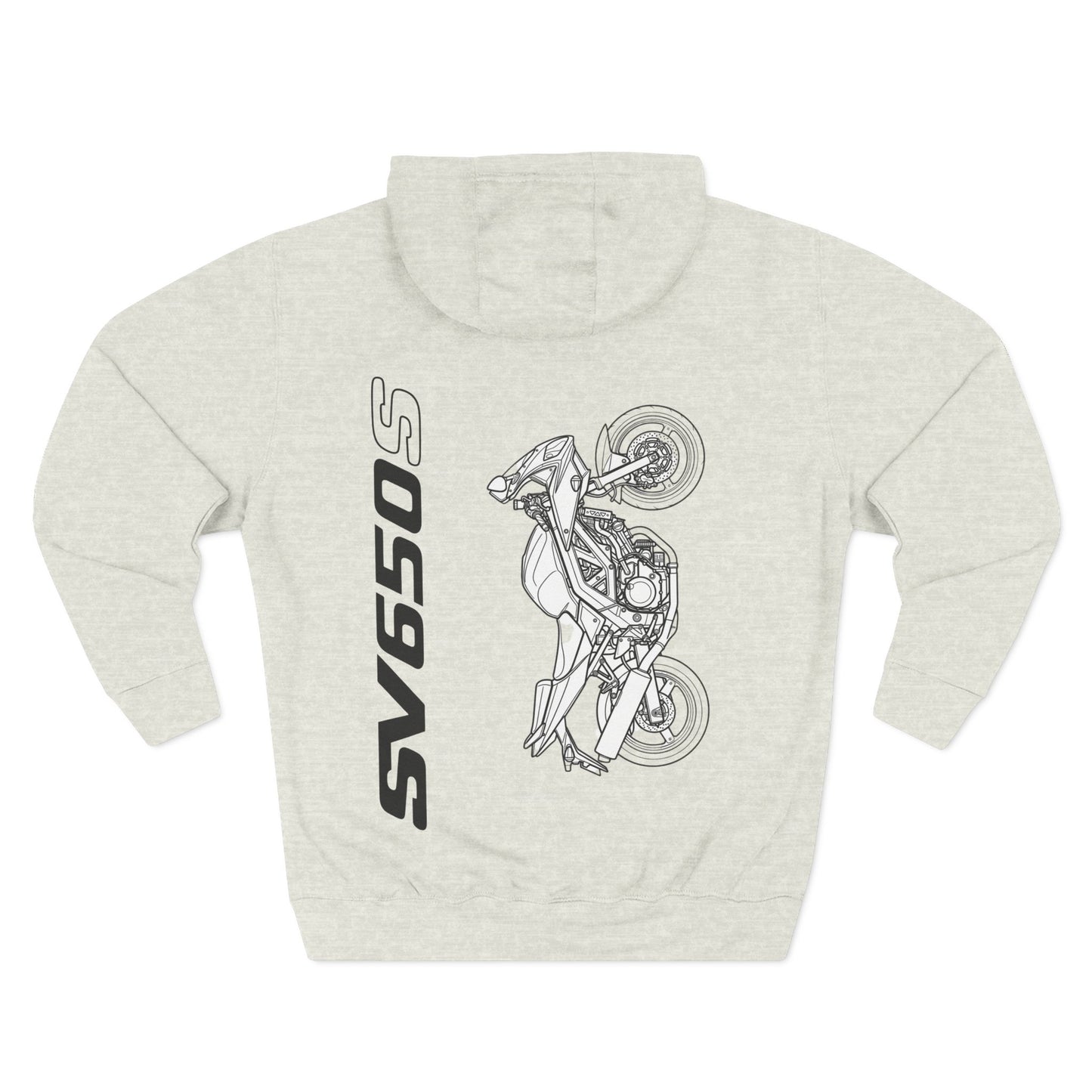 SV650S Motorcycle Hoodie | SV650 sportbike graphic sweatshirt