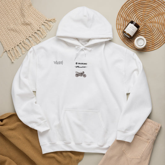 Suzuki Bandit 600 MK 2 Pinup Hoodie | Vintage Bike Illustration, Suzuki Logo