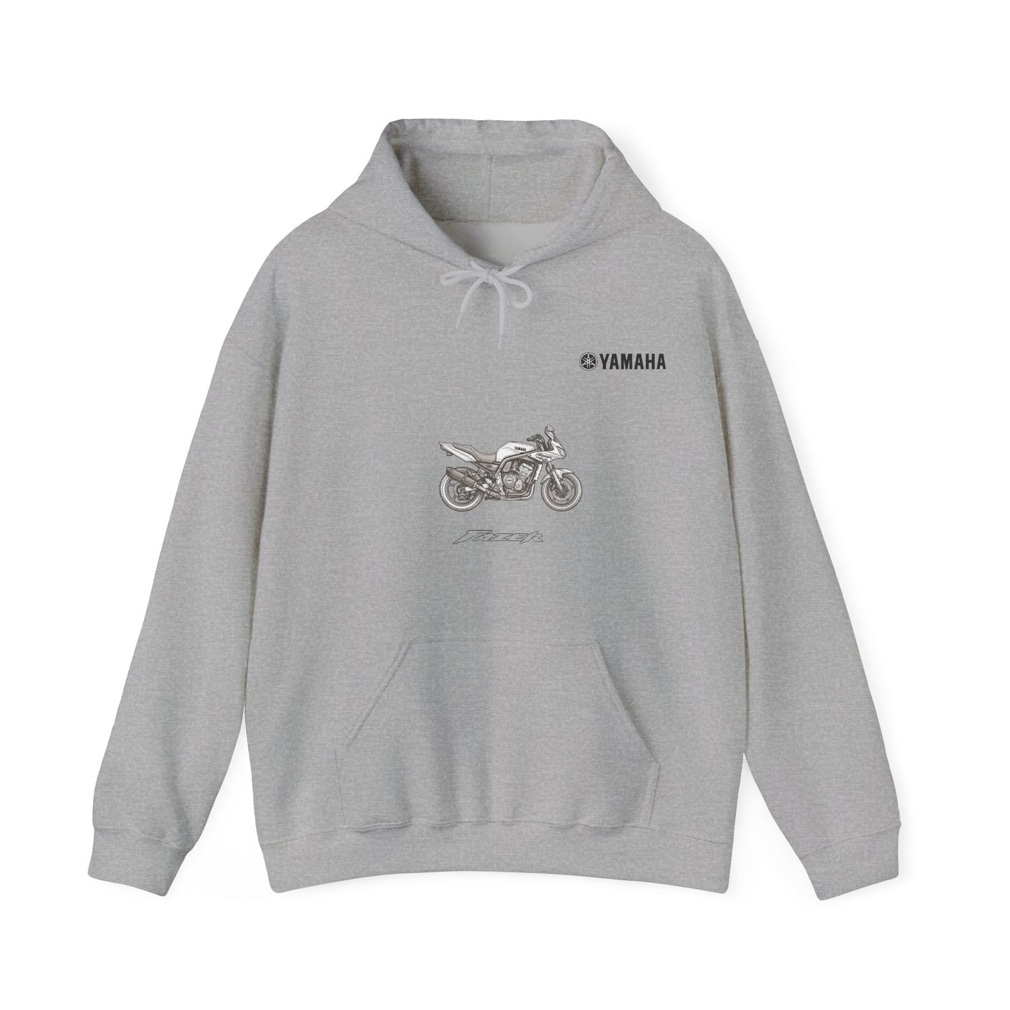 Yamaha Fazer motorcycle hoodie | Bike sketch hoodie | Motorbike pullover