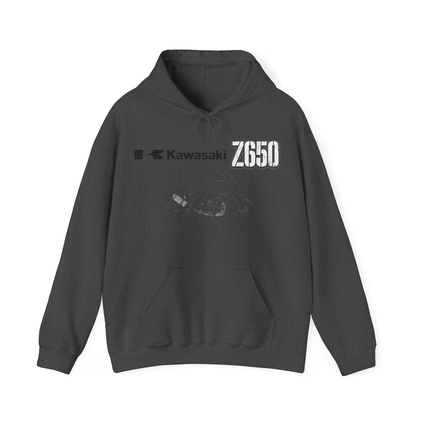 Kawasaki Z650 Motorcycle Hoodie | Z650 Bike Graphic Sweatshirt