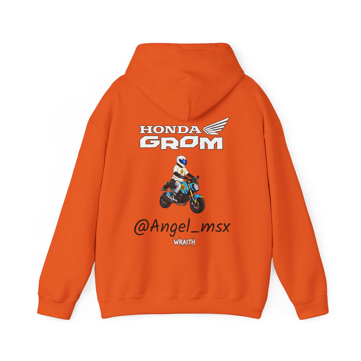 Honda Grom Hoodie — @Angel_msx Motorcycle Graphic Pullover