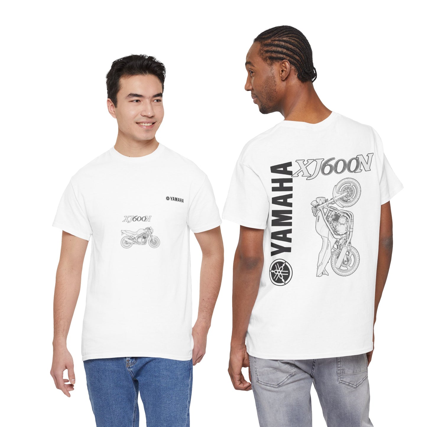 Yamaha XJ600N Motorcycle Tee | Vintage bike graphic t-shirt