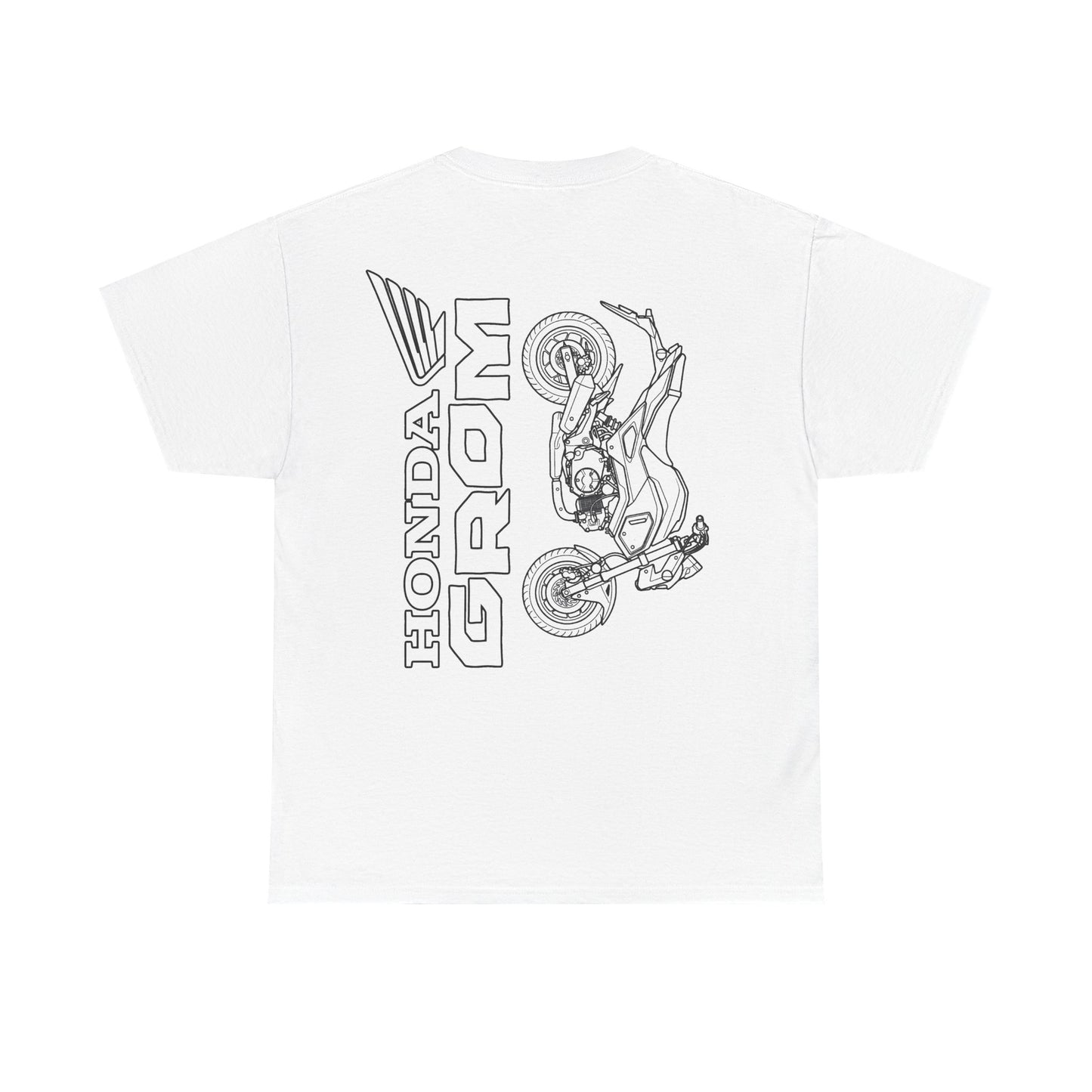 Honda Grom Motorcycle Tee | Grom Bike Illustration