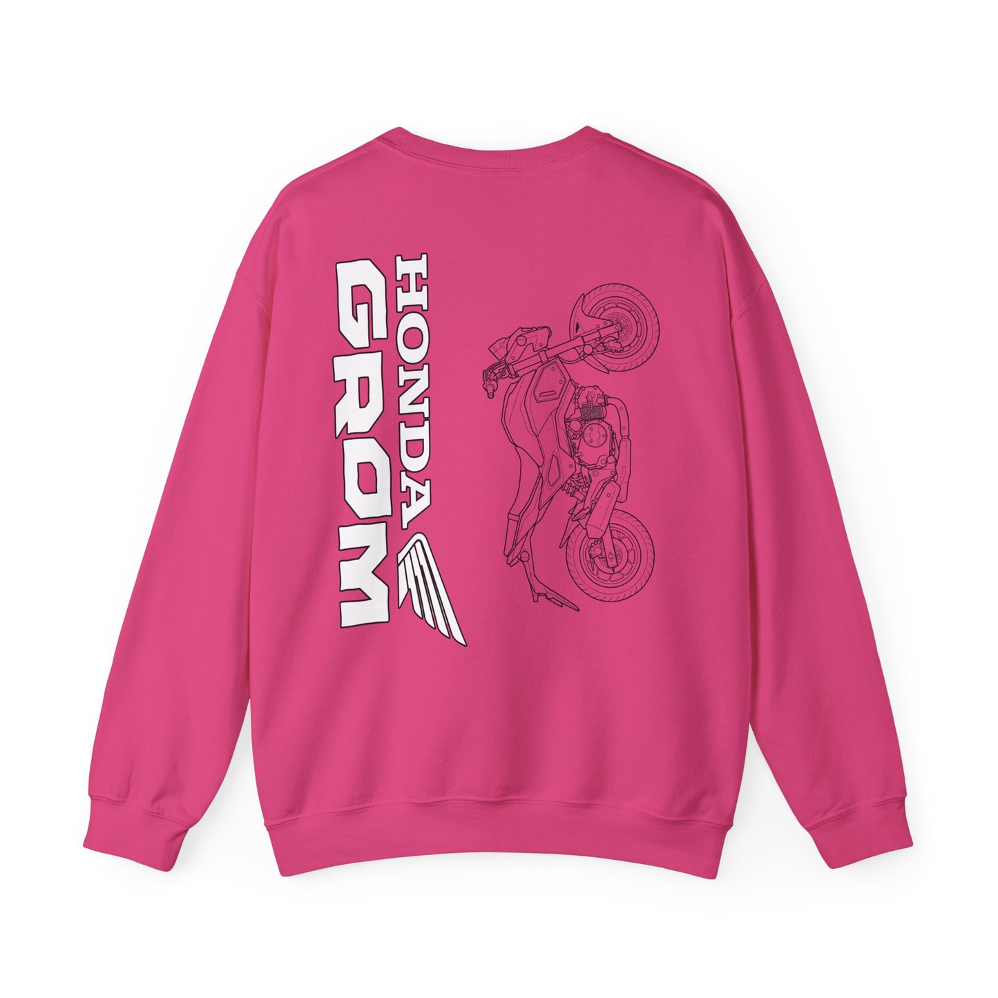 Honda Grom Outline Motorcycle Crewneck Sweatshirt | Moto Graphic