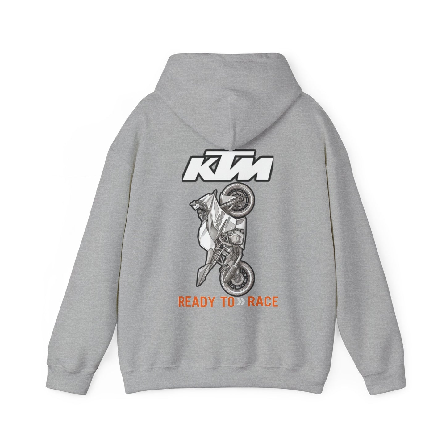 KTM RC 125Ready to Race Motorcycle Hoodie | Racing Bike Graphic Pullover