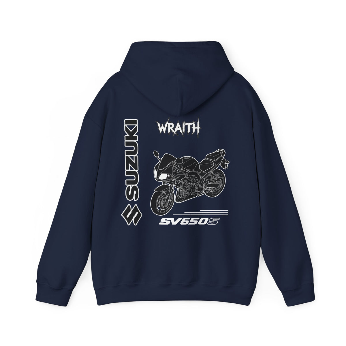 Suzuki Wraith SV650s  Motorcycle Hoodie — Vintage Sportbike Pullover