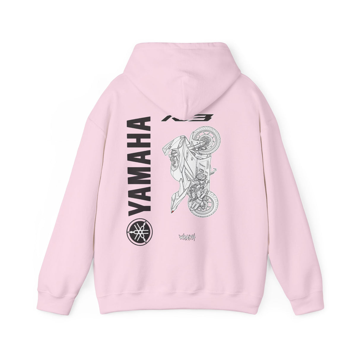 Yamaha R3 Motorcycle Hoodie — Graphic Rider Sweatshirt
