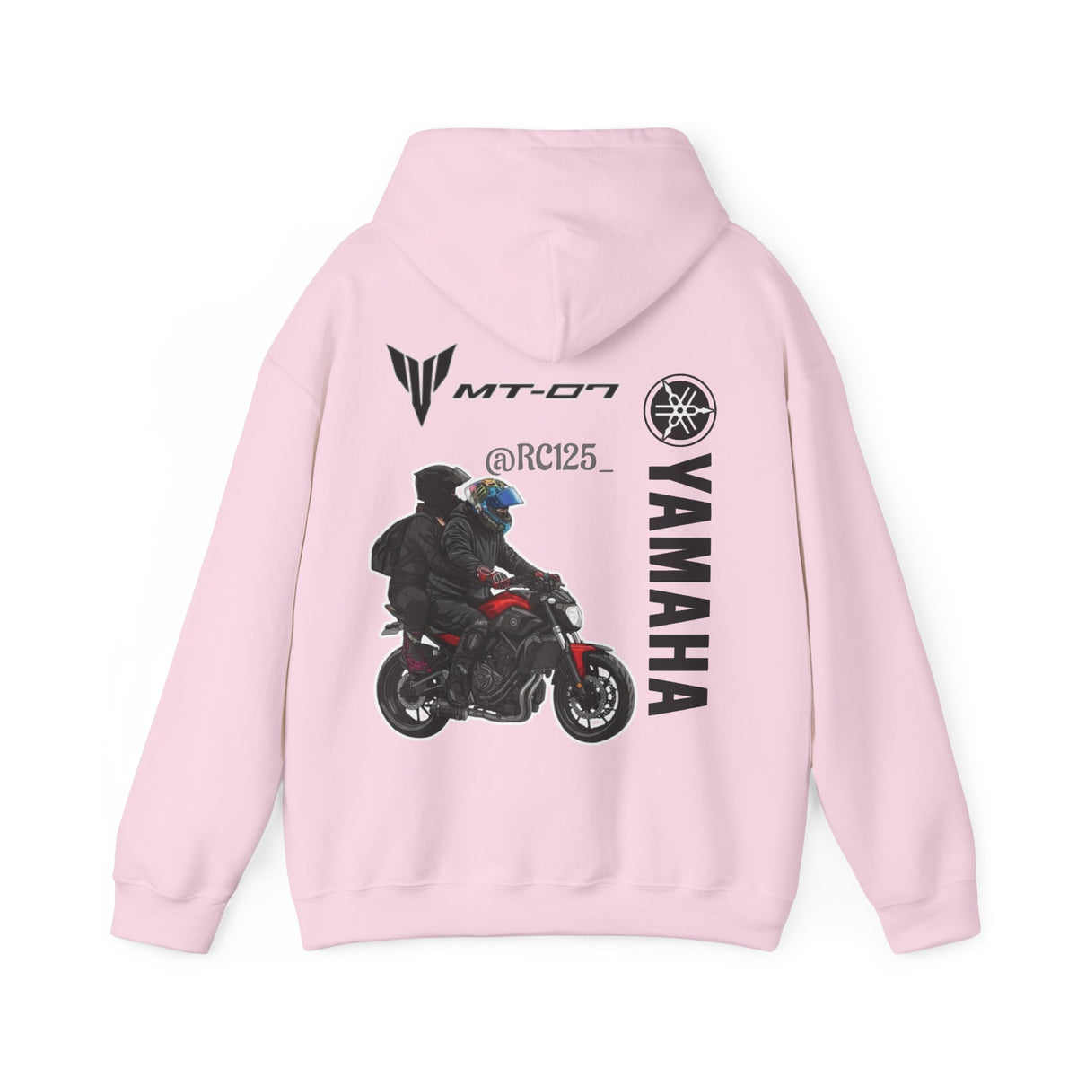 Yamaha MT-07 Rider Hoodie — MT07 RC125 Motorcycle Graphic Sweatshirt