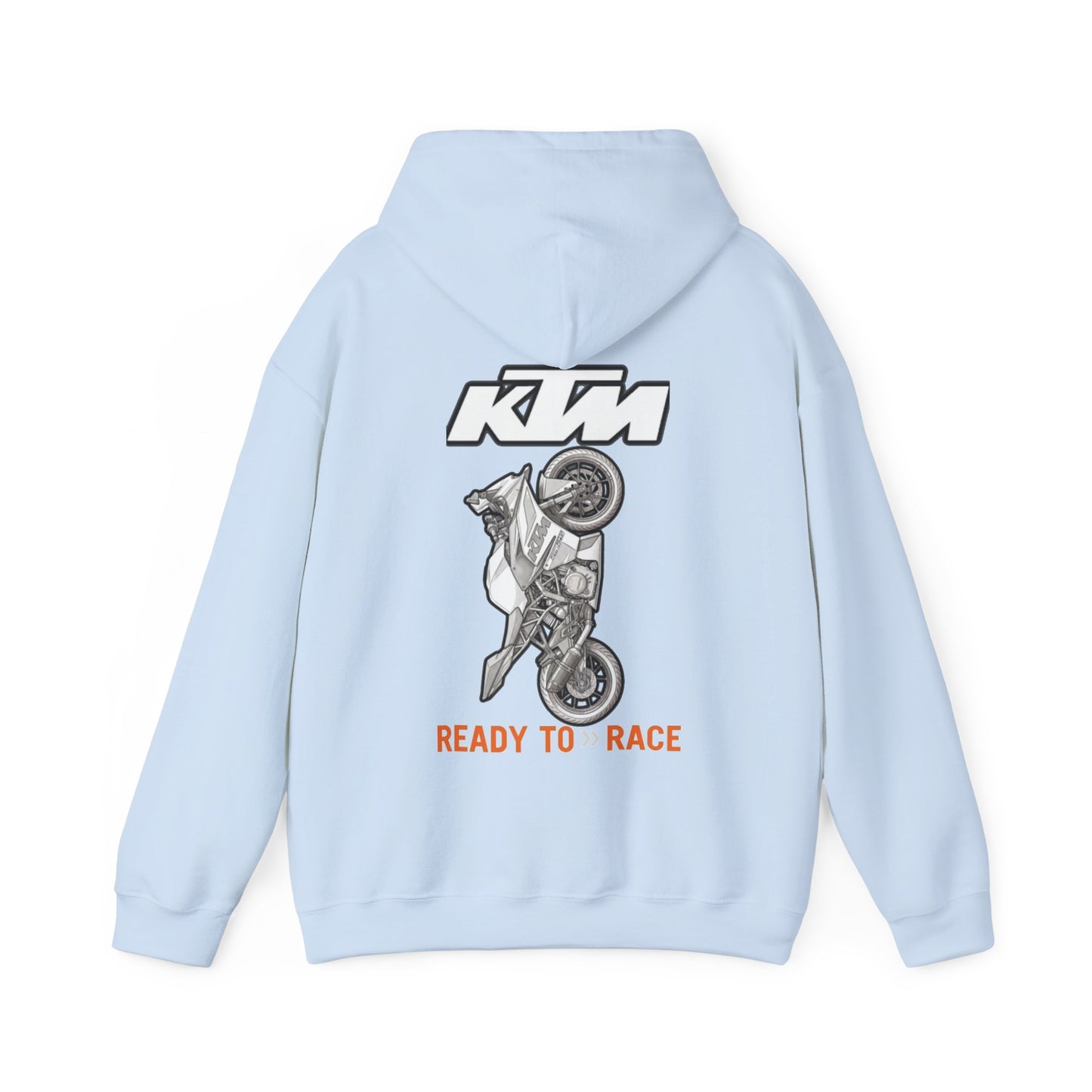 KTM RC 125Ready to Race Motorcycle Hoodie | Racing Bike Graphic Pullover