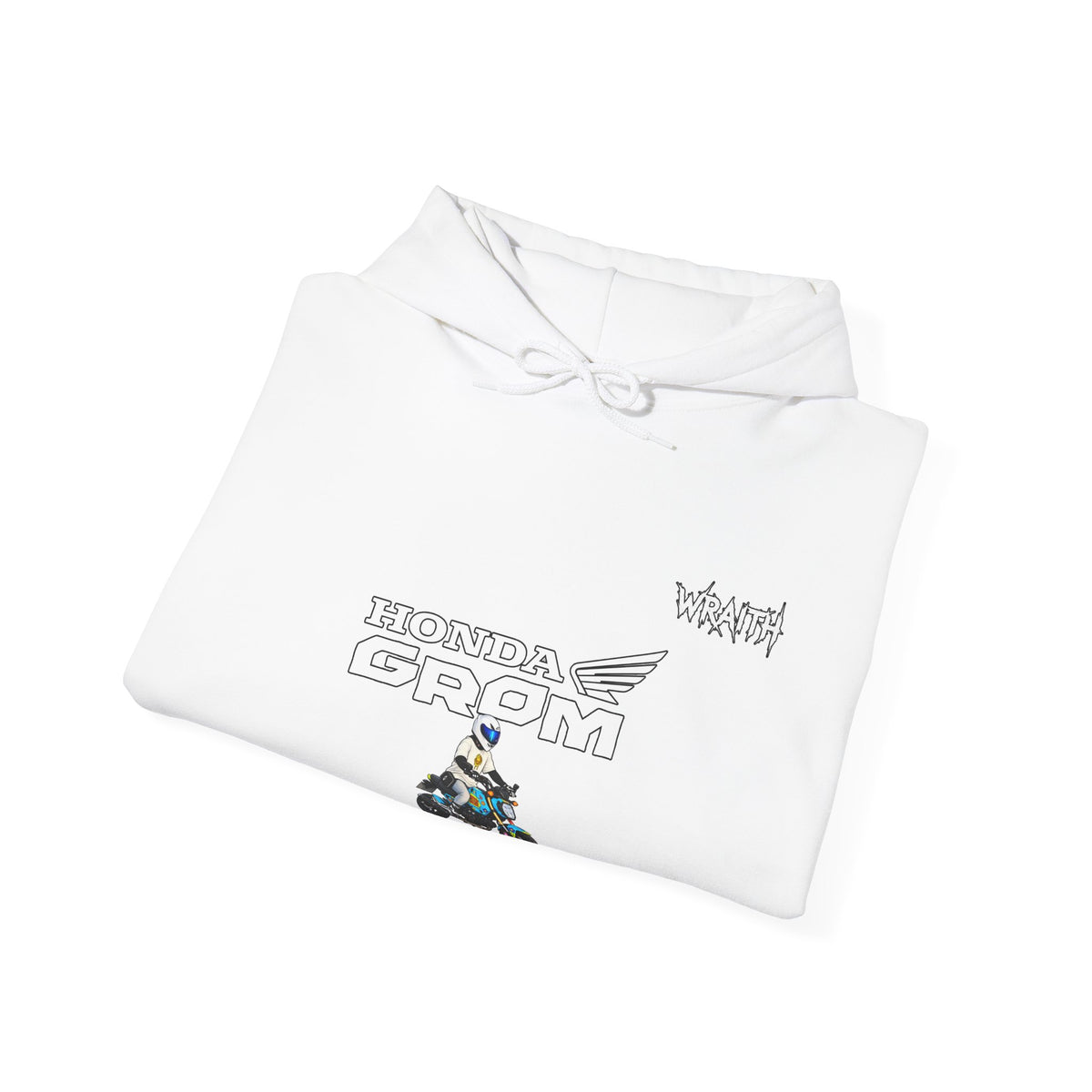 Honda Grom Hoodie — @Angel_msx Motorcycle Graphic Pullover