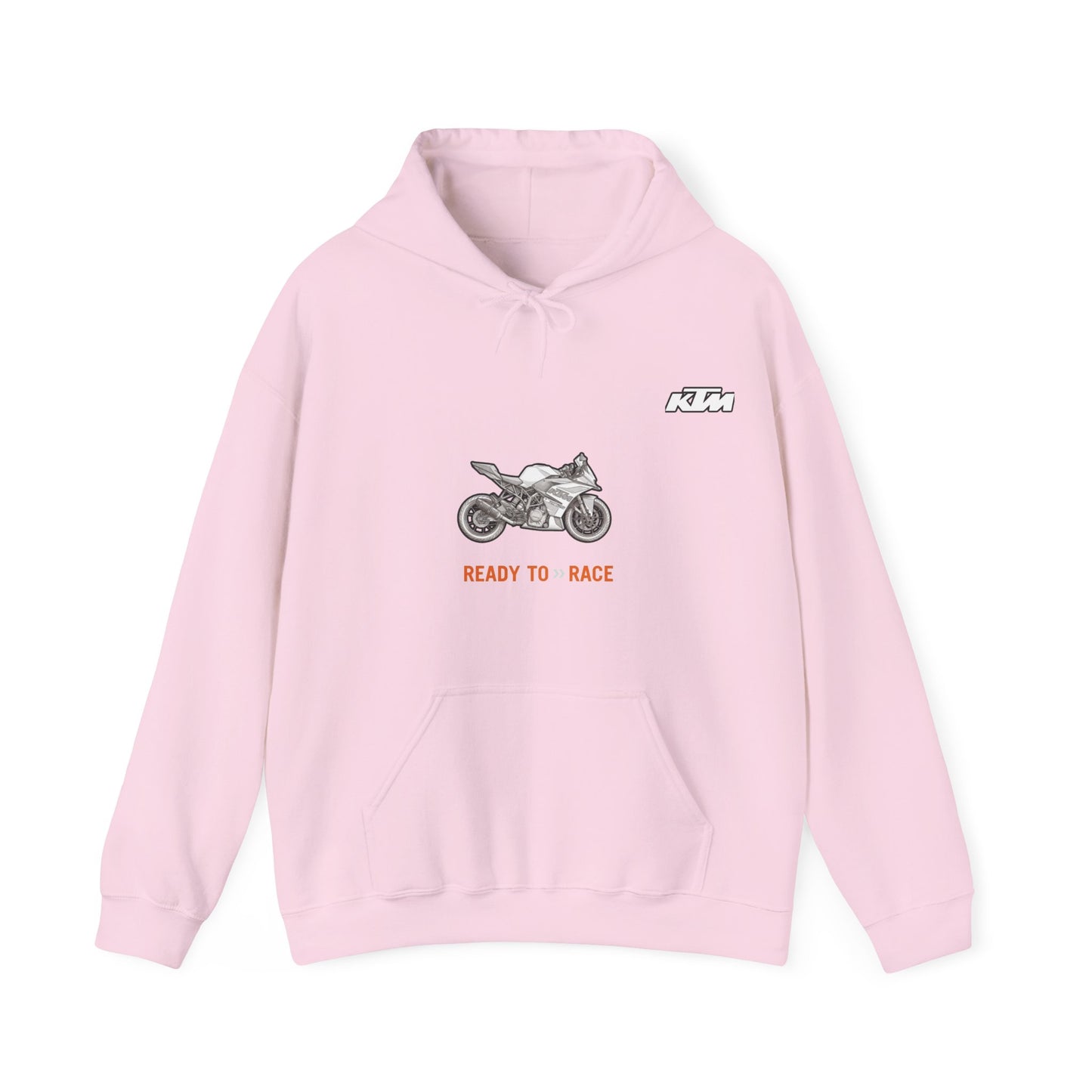 KTM RC 125Ready to Race Motorcycle Hoodie | Racing Bike Graphic Pullover