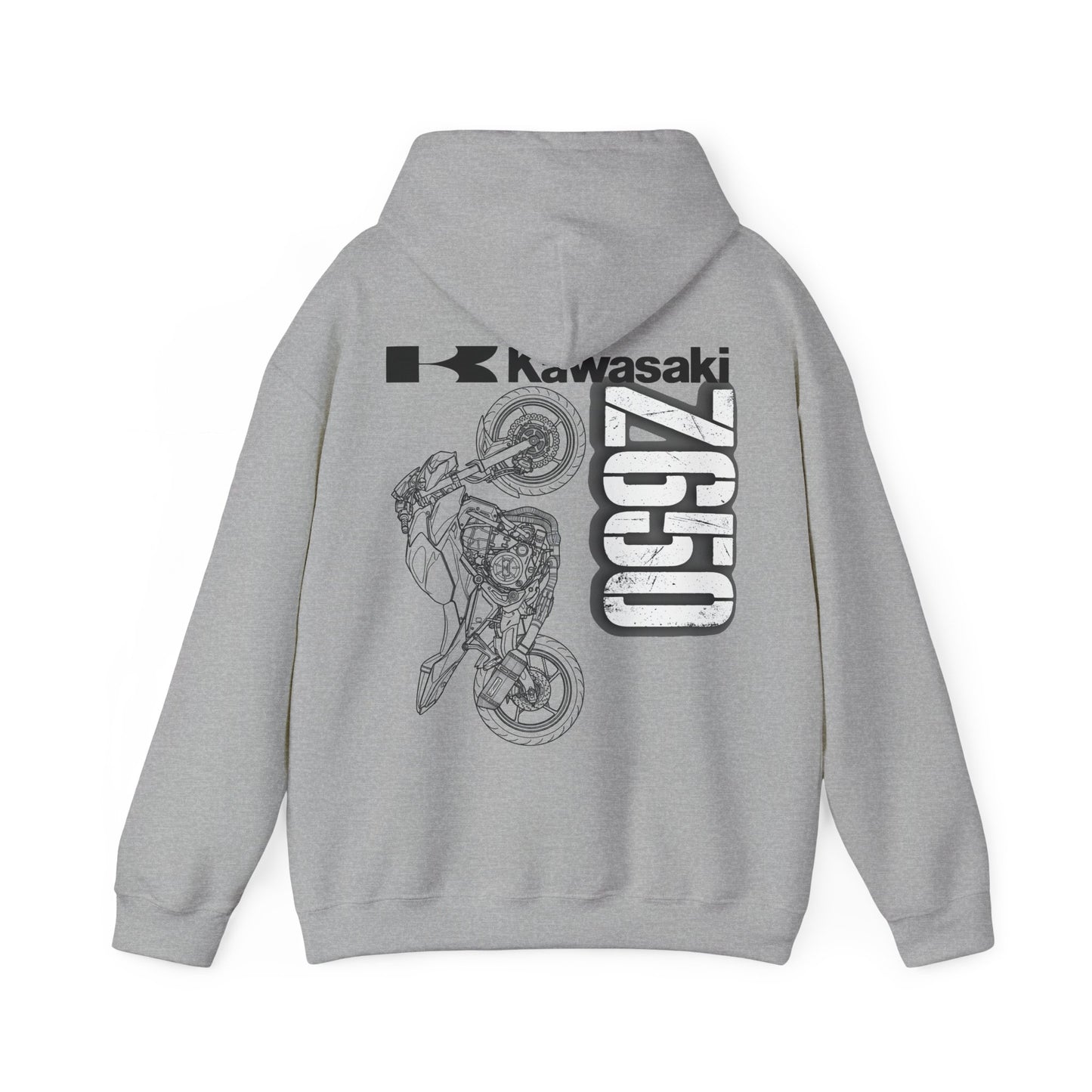 Kawasaki Z650 Motorcycle Hoodie | Z650 Bike Graphic Sweatshirt
