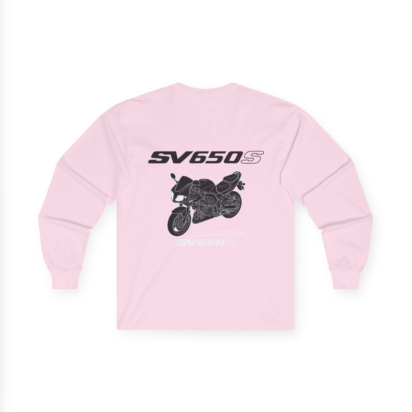 SV650S Motorcycle Illustration Long Sleeve Tee | Sportbike SV 650 S Shirt
