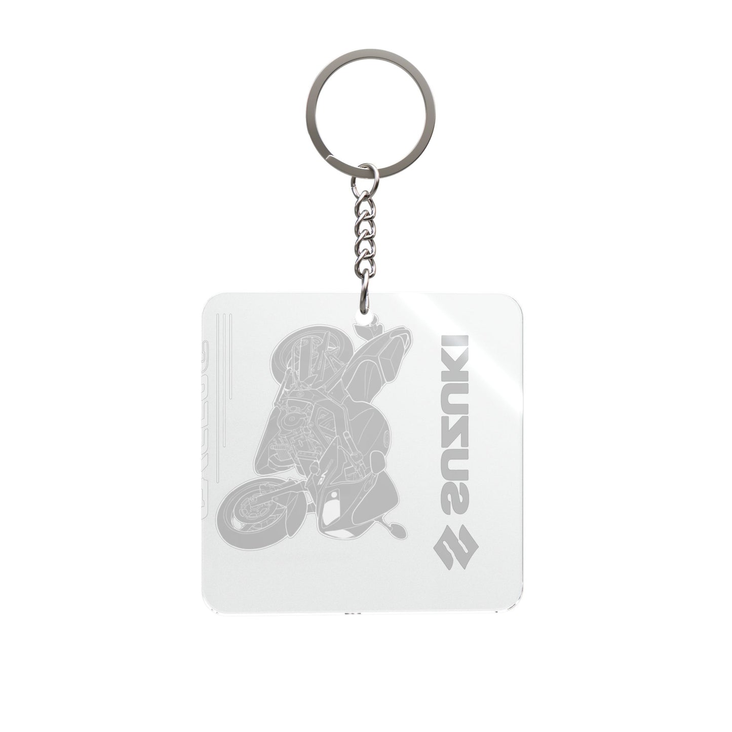 SV650S (Pointy) Square Keychain