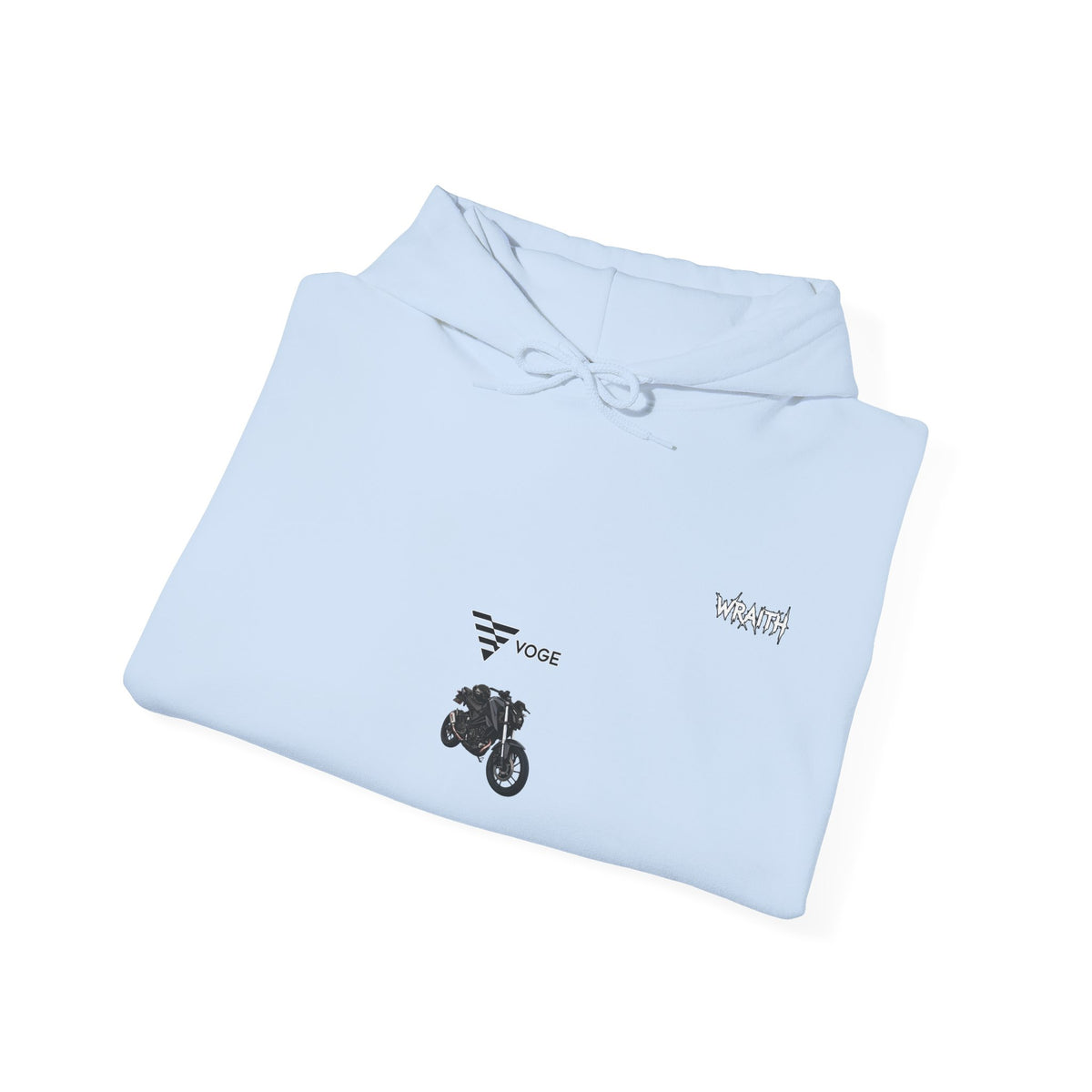 @HR125.710 Custom Hoodie — Vogue Bike Design with Rider Graphic