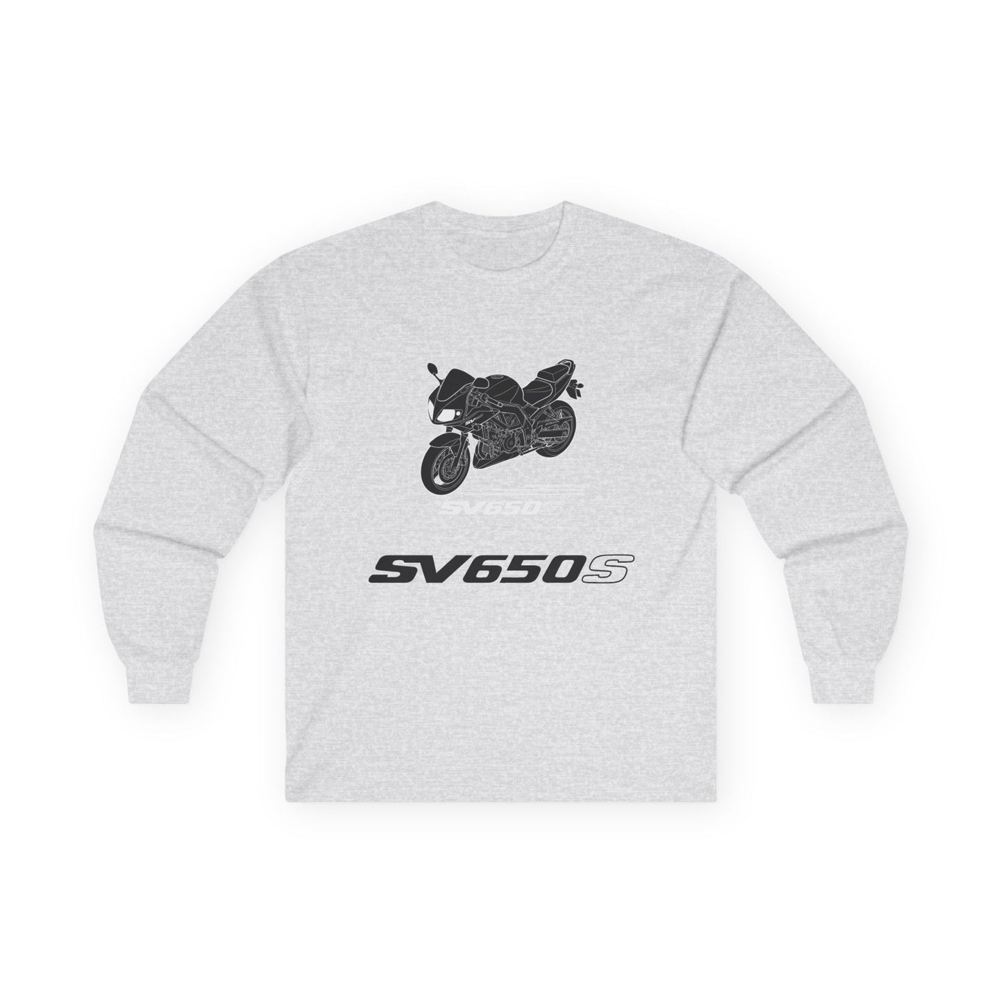 SV650S Motorcycle Illustration Long Sleeve Tee | Sportbike SV 650 S Shirt