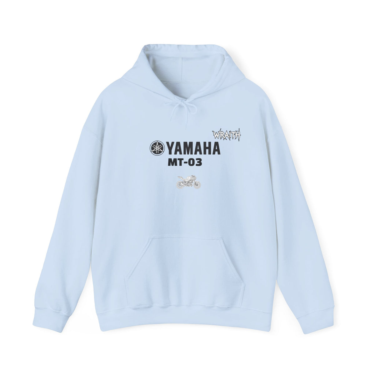 Yamaha MT-03 Motorcycle Graphic Hoodie - Rider Stunt Logo Pullover