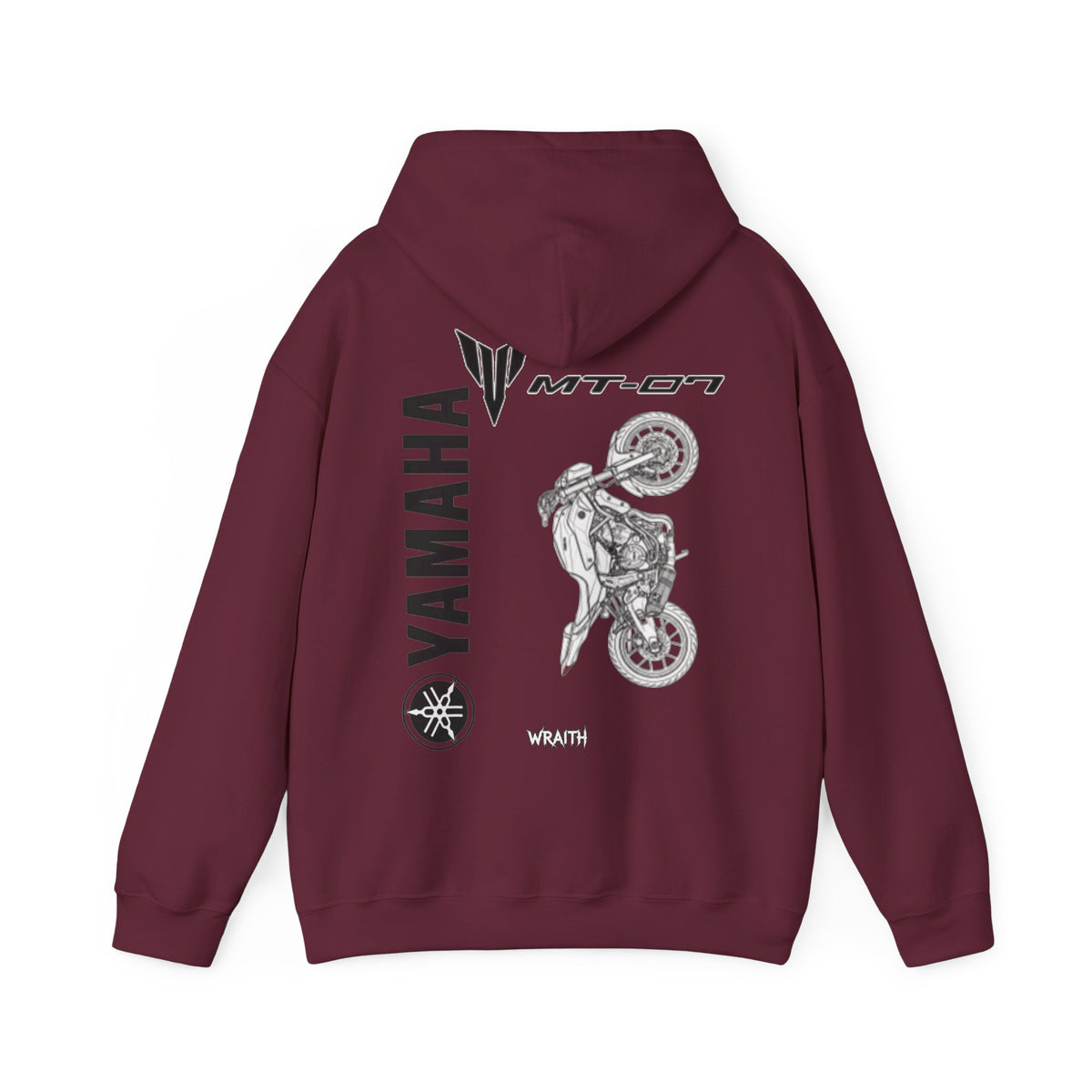 Yamaha MT-07 Motorcycle Hoodie Pullover