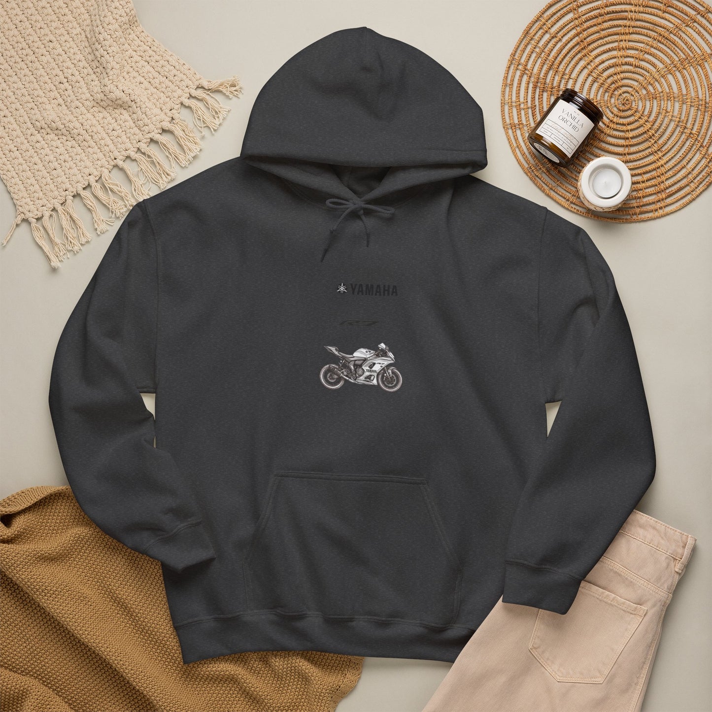 Yamaha R7 sportbike Hoodie | Yamaha logo motorcycle sweatshirt