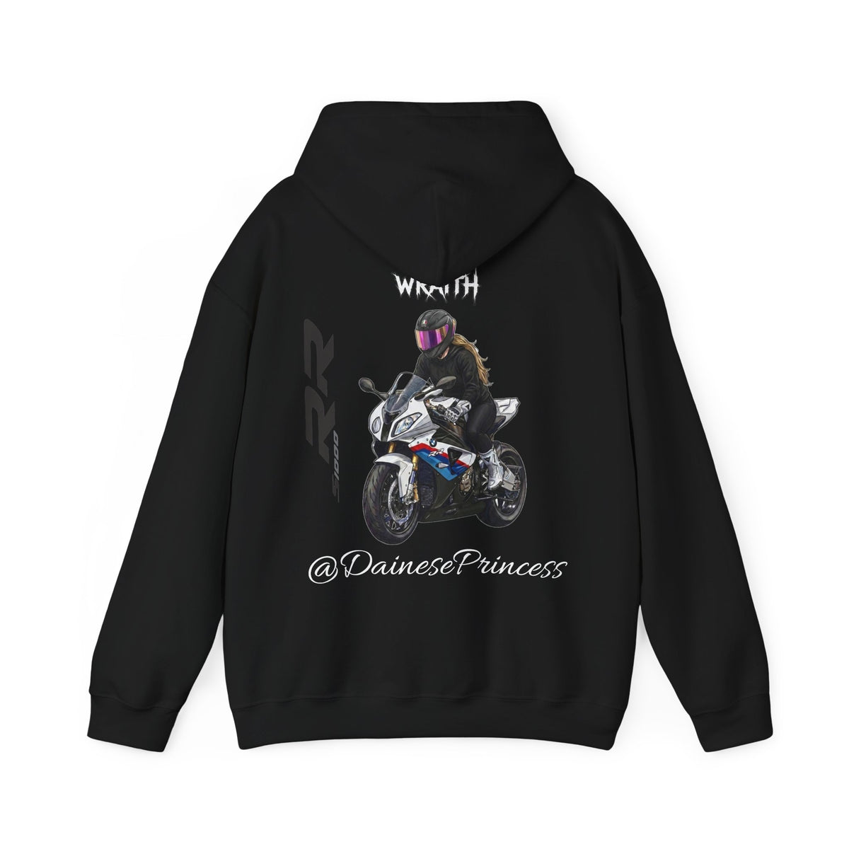 @ 𝔇𝔞𝔦𝔫𝔢𝔰𝔢𝔓𝔯𝔦𝔫𝔠𝔢𝔰𝔰  Custom BMW S1000RR   Motorcycle Hoodie — Rider Graphic Hoodie with 'BMW S1000 R'